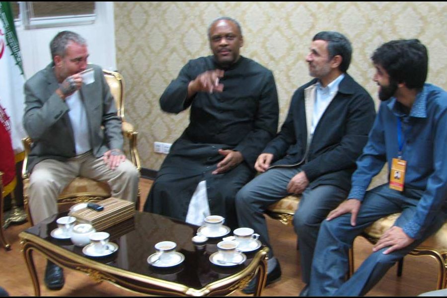 President Ahmadinejad Hamed Ghashghavi حامد قشقاوی